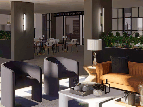 Capital View Apartments lobby