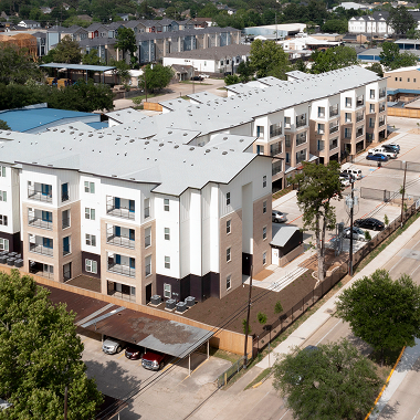 Capital View Apartments drone view