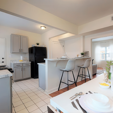 Capital View Apartments kitchen