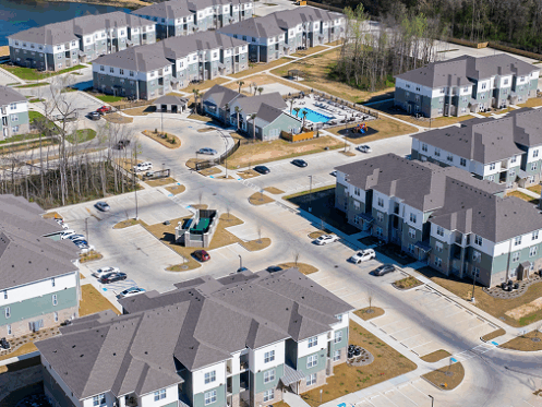 The Reserve at Joor Place drone view