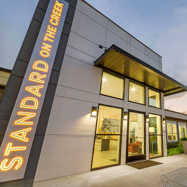 The Standard at the Creek front lobby