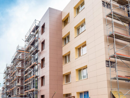 apartment building construction